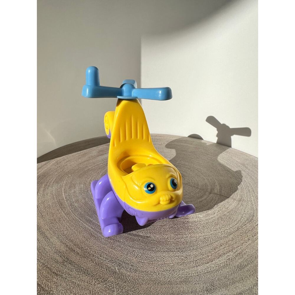 Fisher-Price Little People Easter Helicopter Yellow Purple 2001